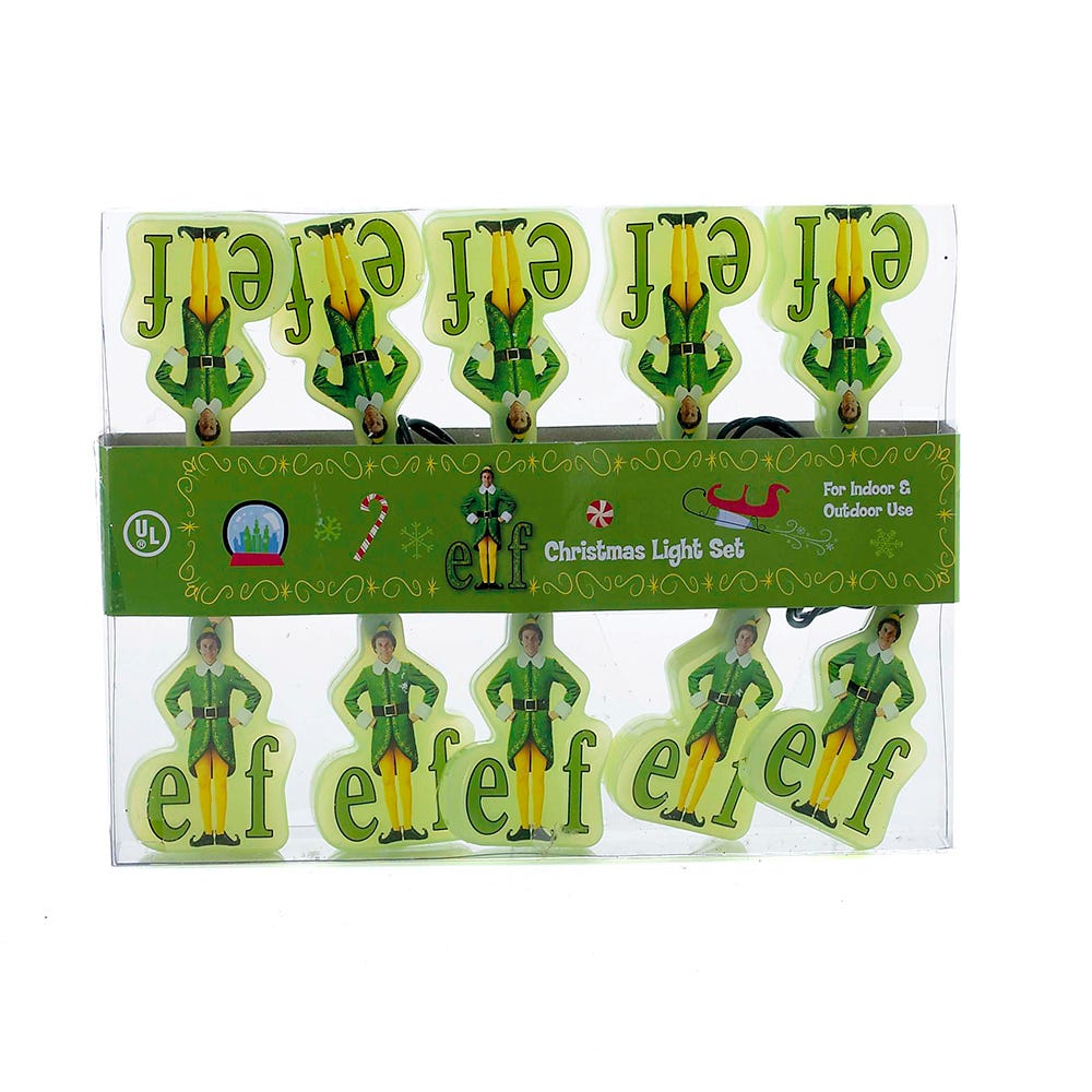 Kurt Adler UL 10-Light Elf the Movie Light Set